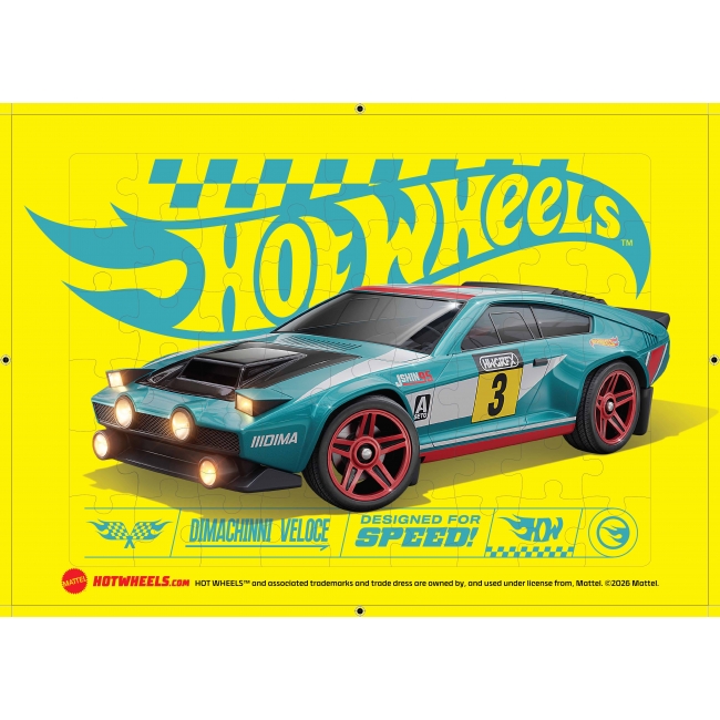 จิ๊กซอว์ Hot Wheels 54 ชิ้น Design for Speed